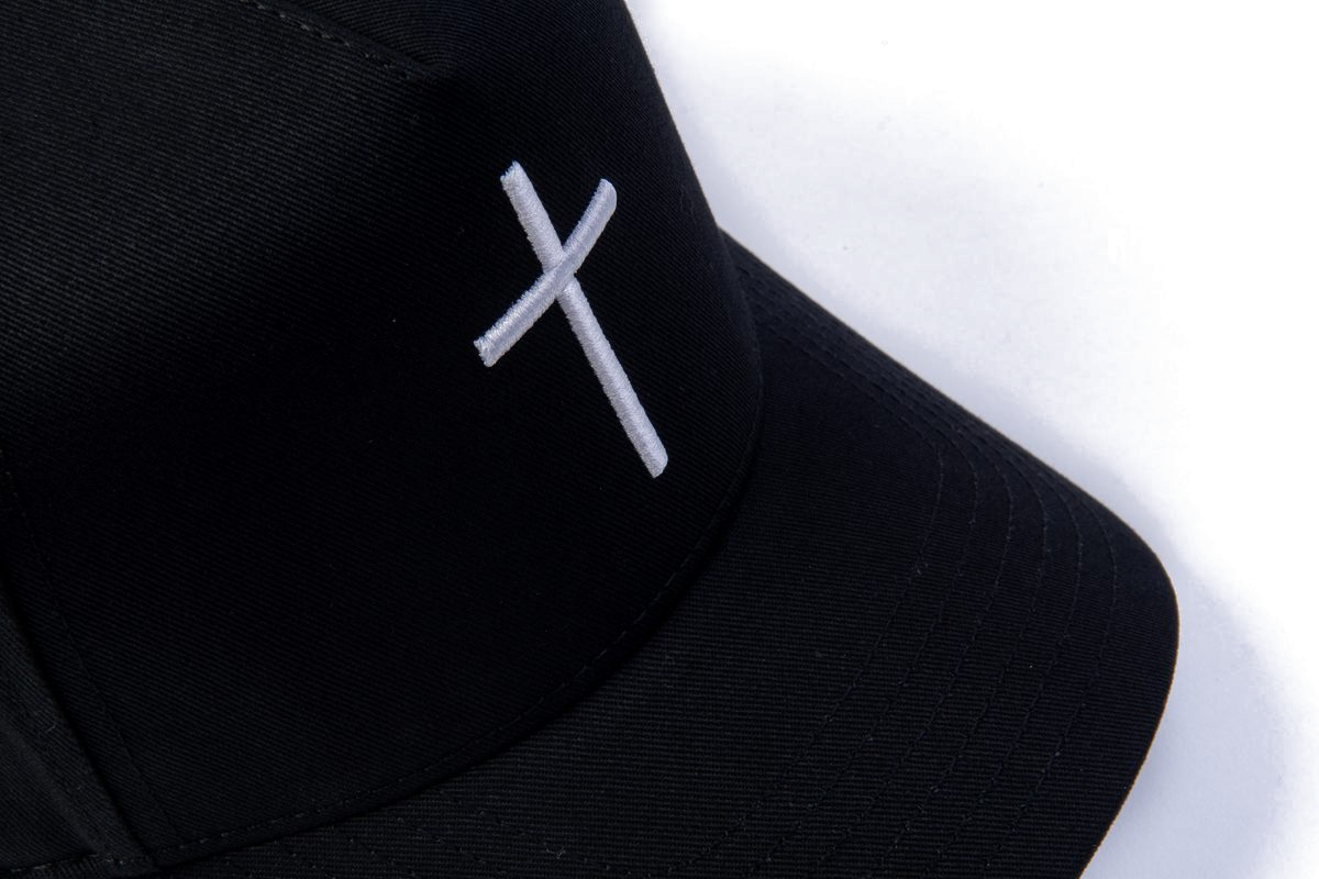 Black Cross Snapback view 3